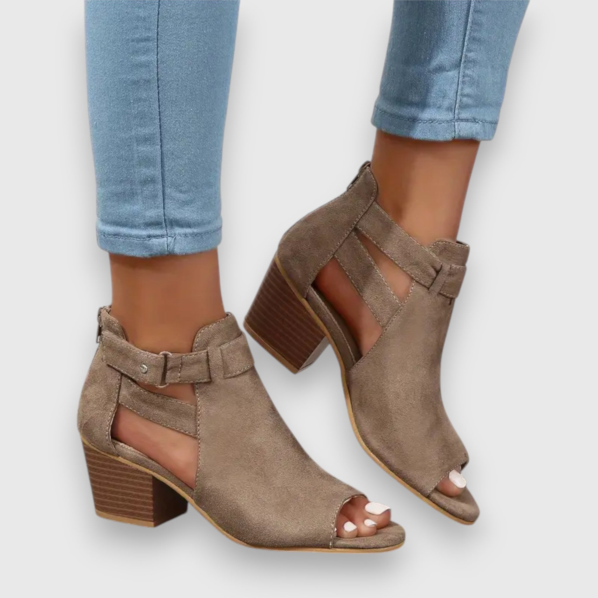 Julia | Damen Sandalen mit zdickem Absatz