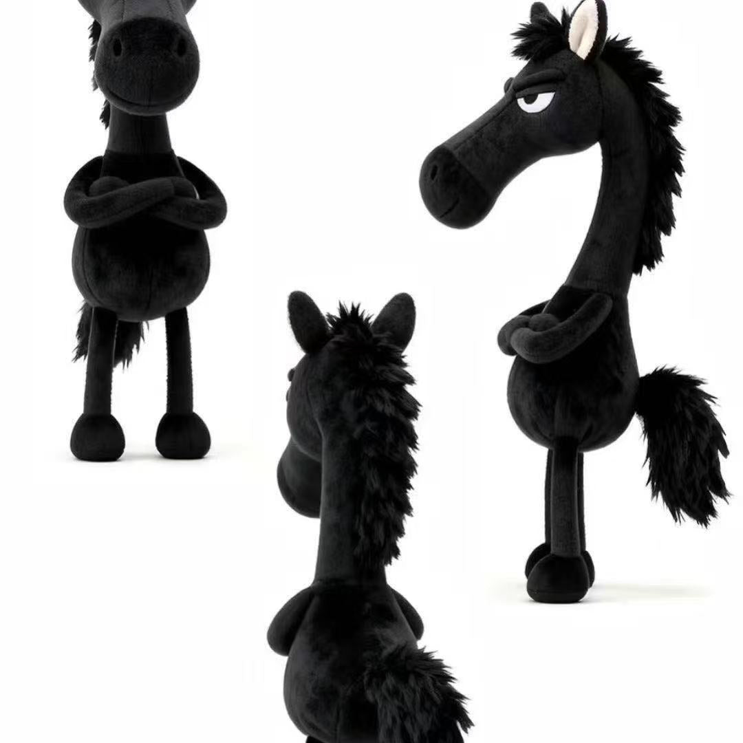 Cool Horse Plush Charm™ – Stylischer Plüschanhänger