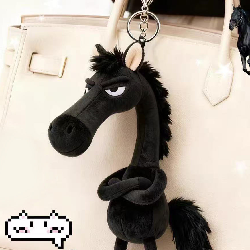 Cool Horse Plush Charm™ – Stylischer Plüschanhänger