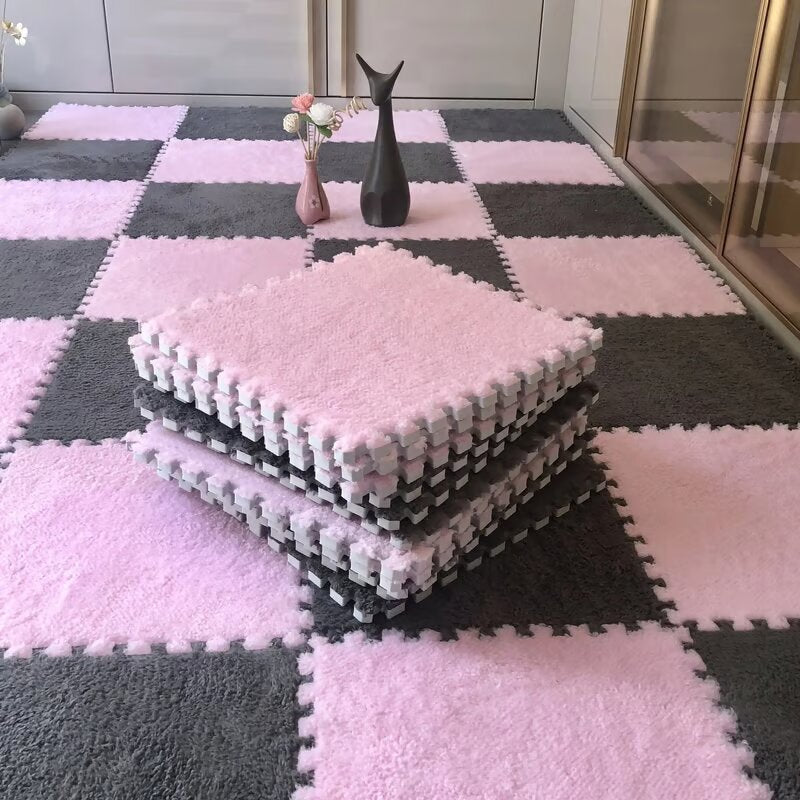 Ultra-weicher Plüsch-Teppich für Ihr Zuhause (30 × 30 cm)