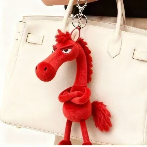 Cool Horse Plush Charm™ – Stylischer Plüschanhänger