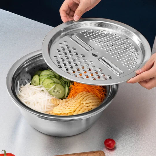 VersaWare™ - Multifunktionale Schüssel aus Edelstahl