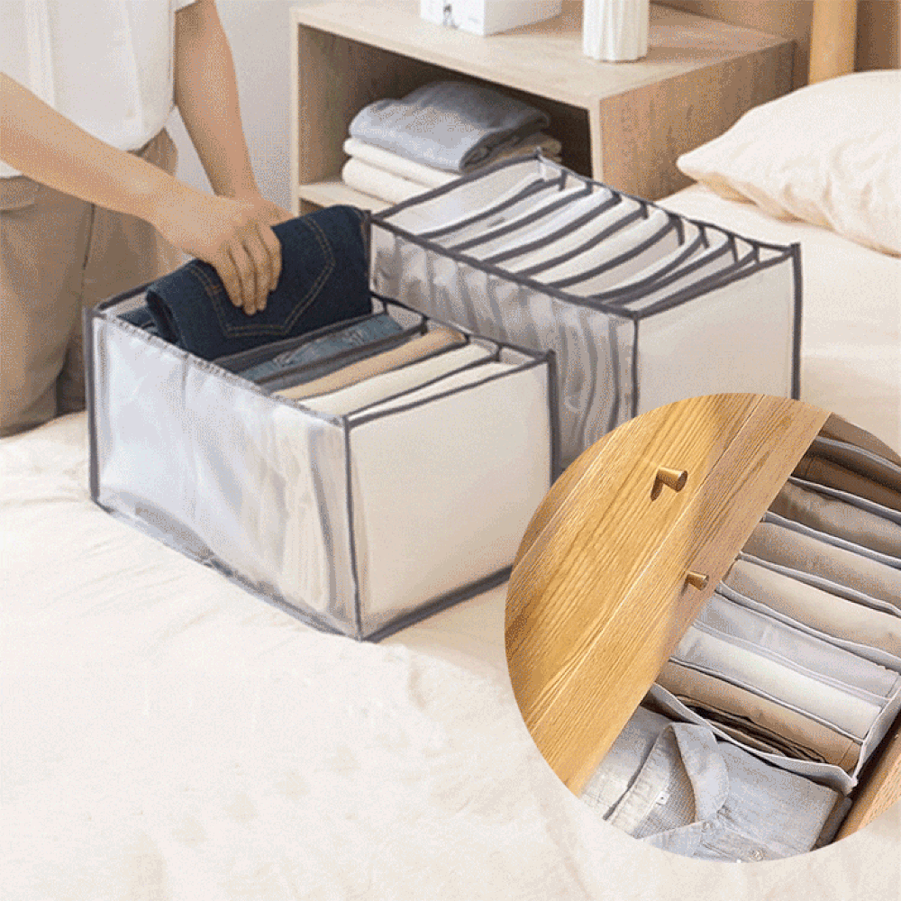 ClothingOrganizer™ - Transparente Mesh-Fächer