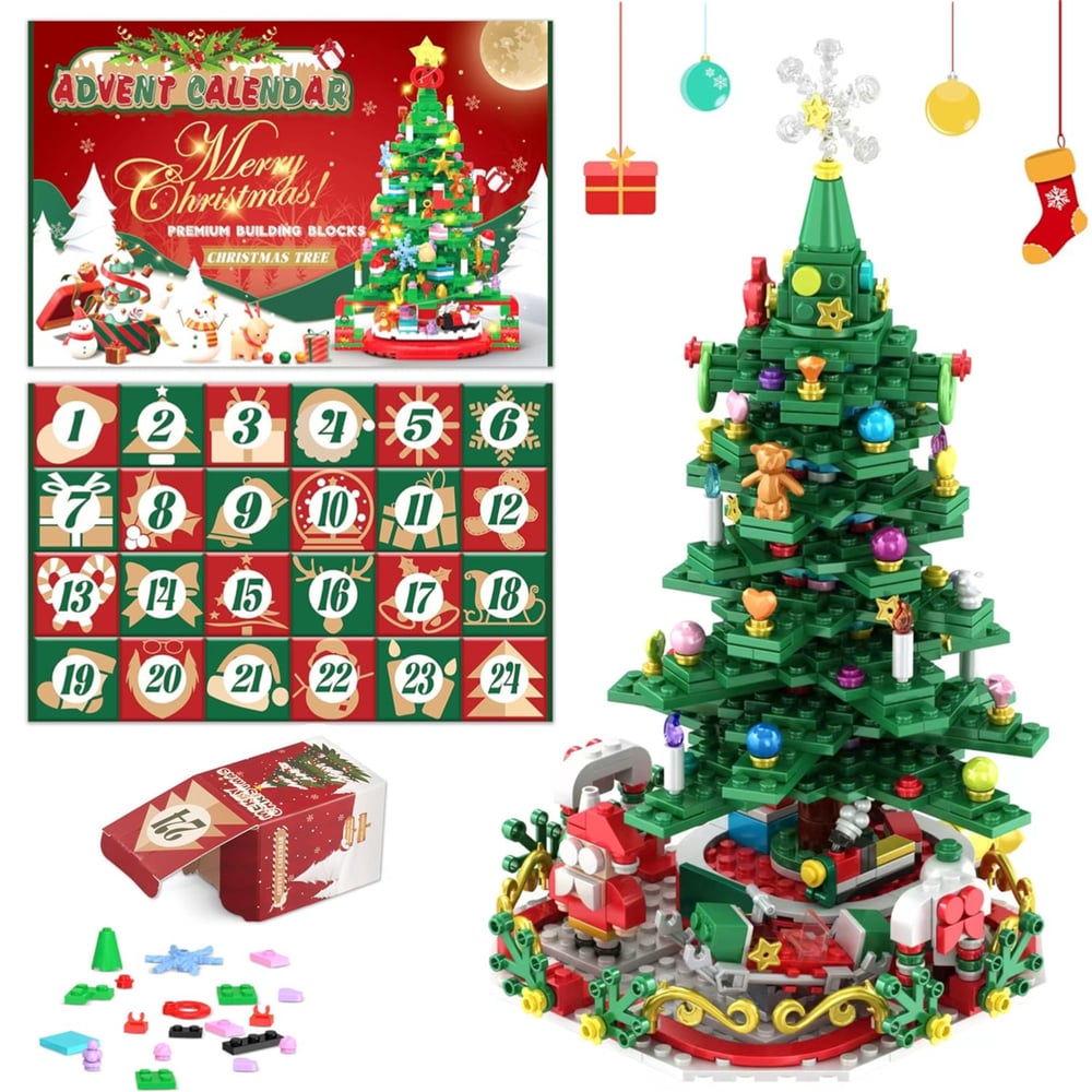 BuildaTree™ – Adventskalender mit Weihnachtsbaum-Bausteinen