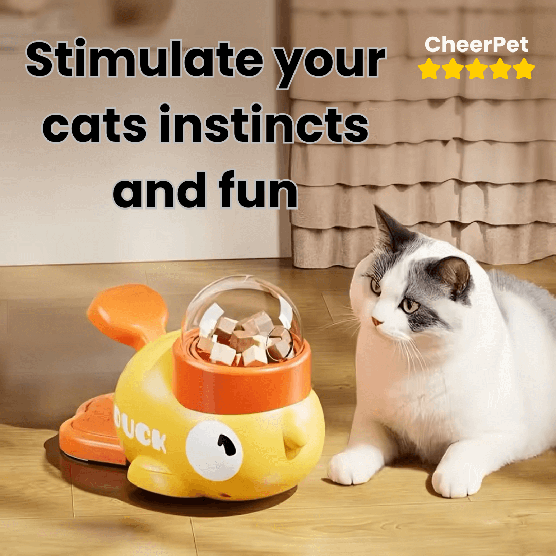 CheerPet™ Duck Treat Dispenser for Cats
