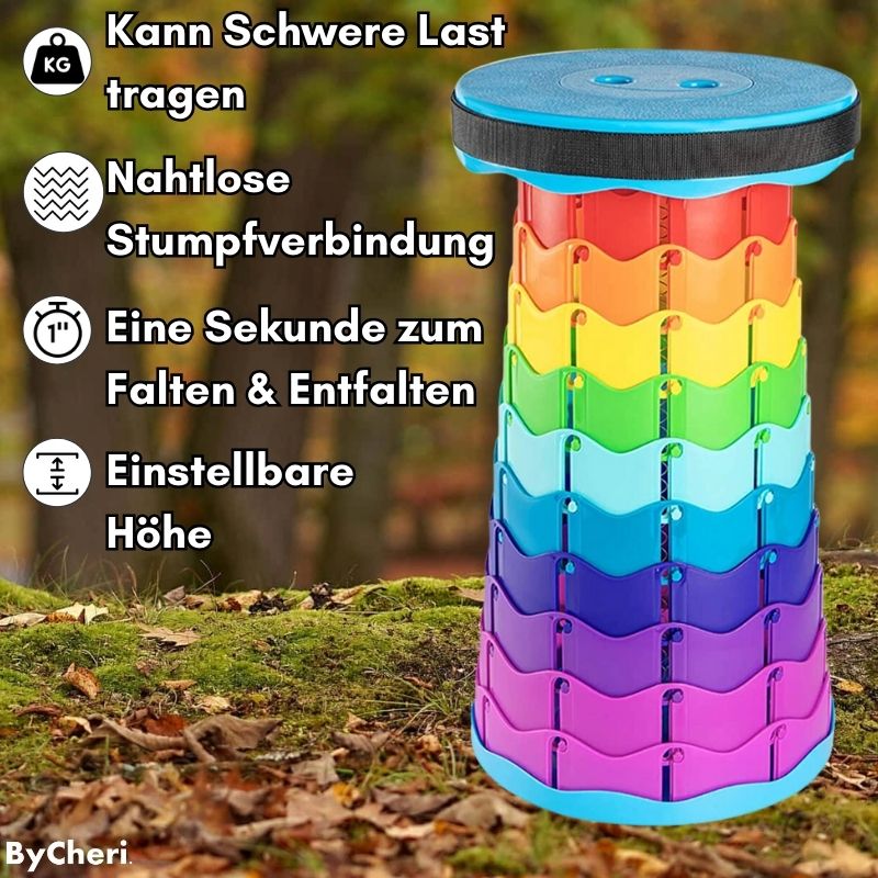 WanderSeat™ - Tragbarer Klapphocker