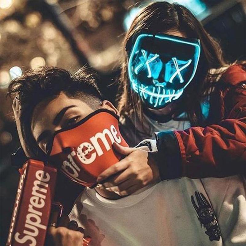 50% RABATT | GlowGrin™ | Halloween-LED-Leuchtmaske