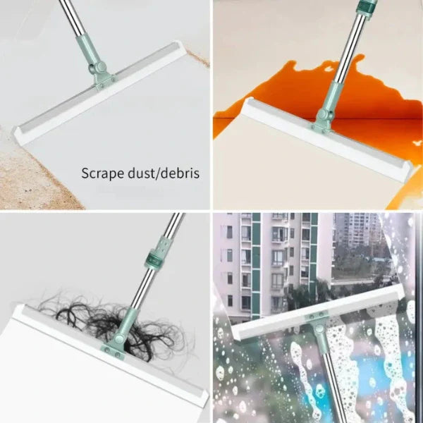 FlexiWipe – Multifunktions-Wischer | Verstellbare Silikonklinge | 180° drehbarer Kopf