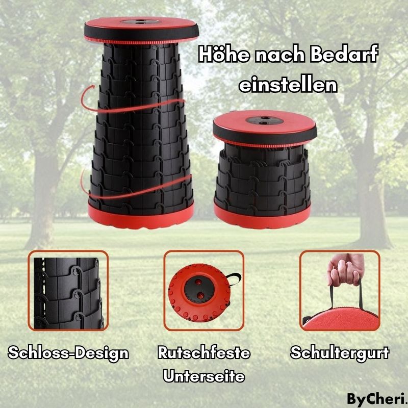 WanderSeat™ - Tragbarer Klapphocker
