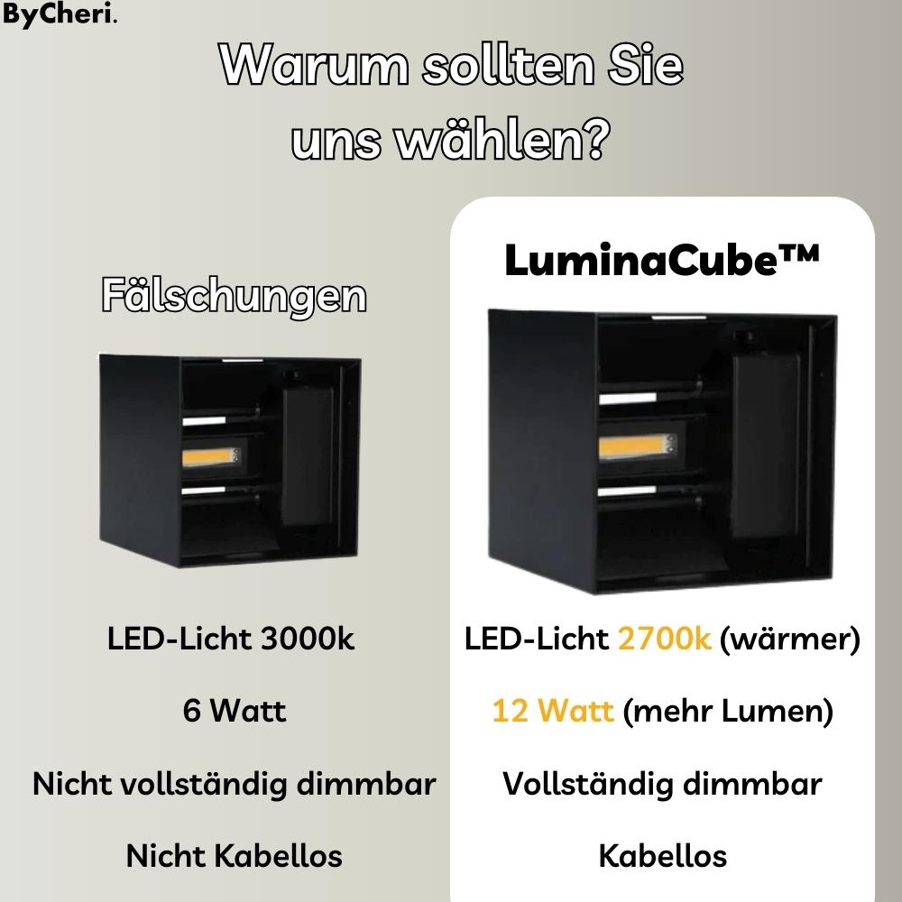 LuminaCube™ - Kabellose LED-Wandleuchte