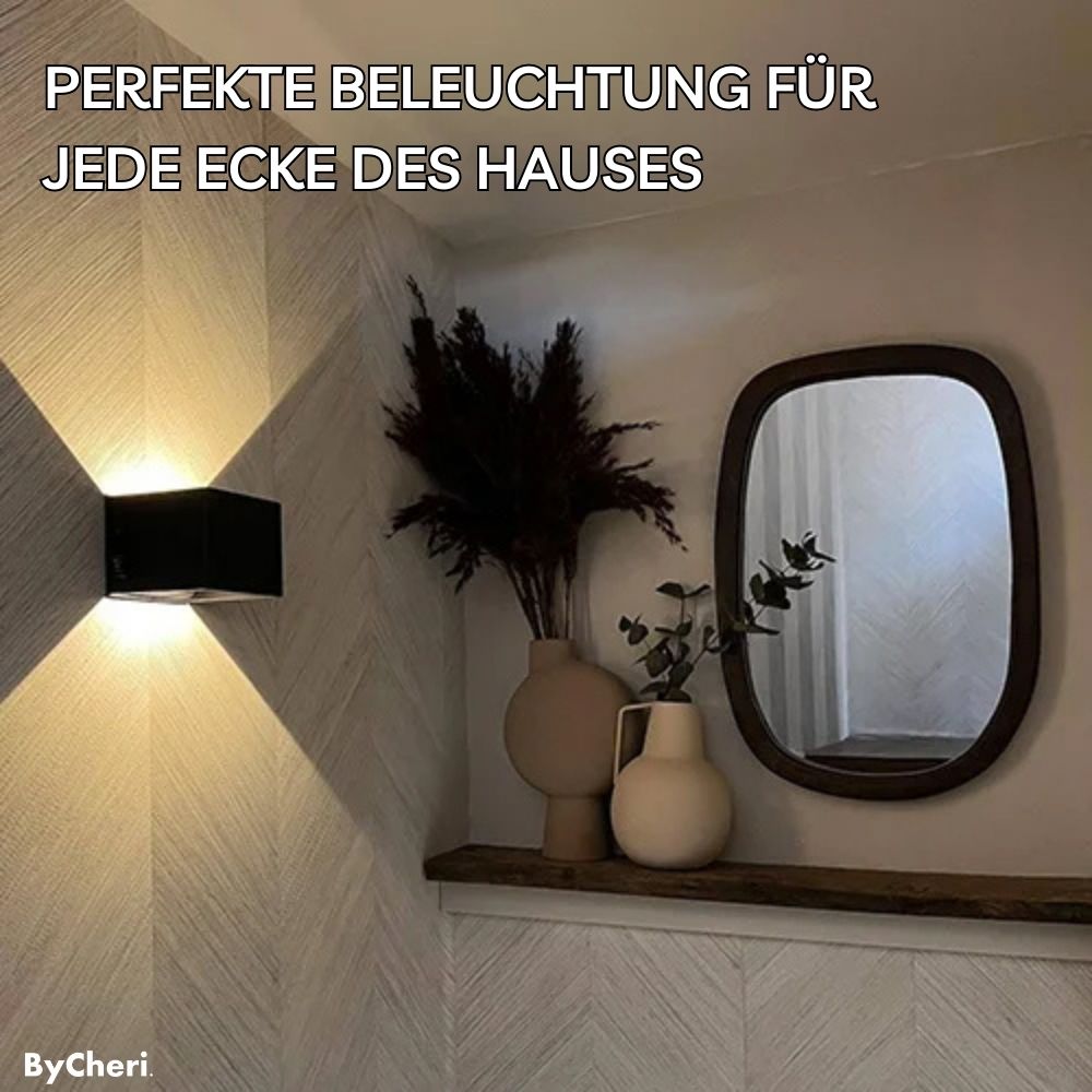 LuminaCube™ - Kabellose LED-Wandleuchte