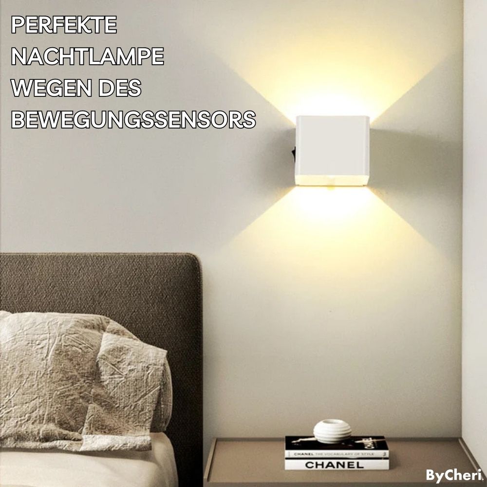 LuminaCube™ - Kabellose LED-Wandleuchte