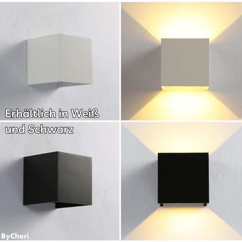 LuminaCube™ - Kabellose LED-Wandleuchte