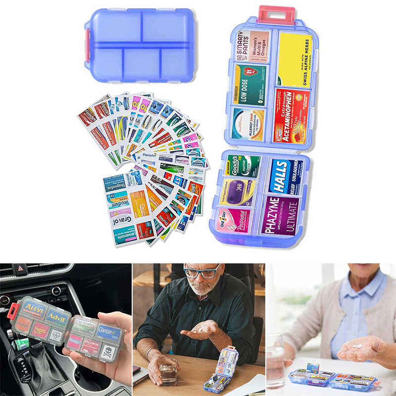 Reise-Pillenbox™ — Taschenformatige Lösung, um Ihre Medikamente überall sicher