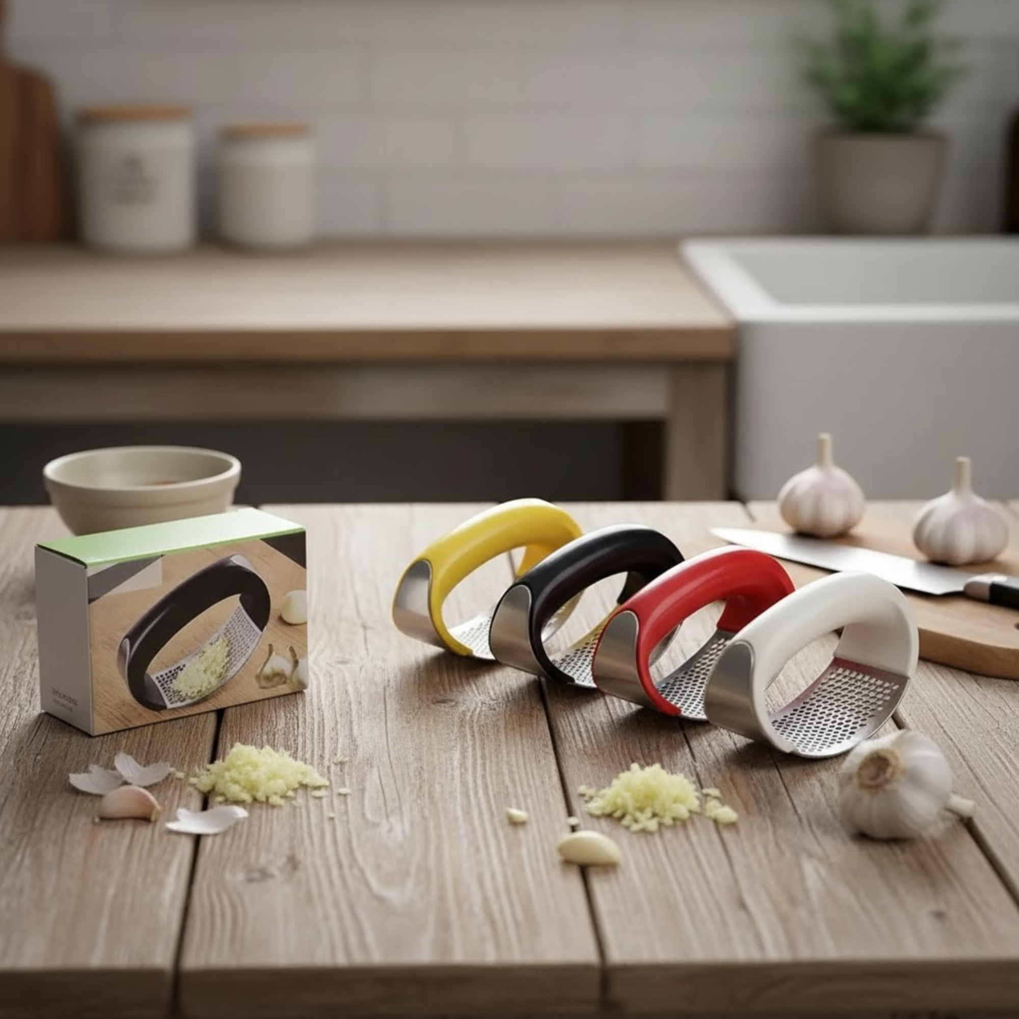 EasyCrush™ – 6-in-1-Knoblauchpresse