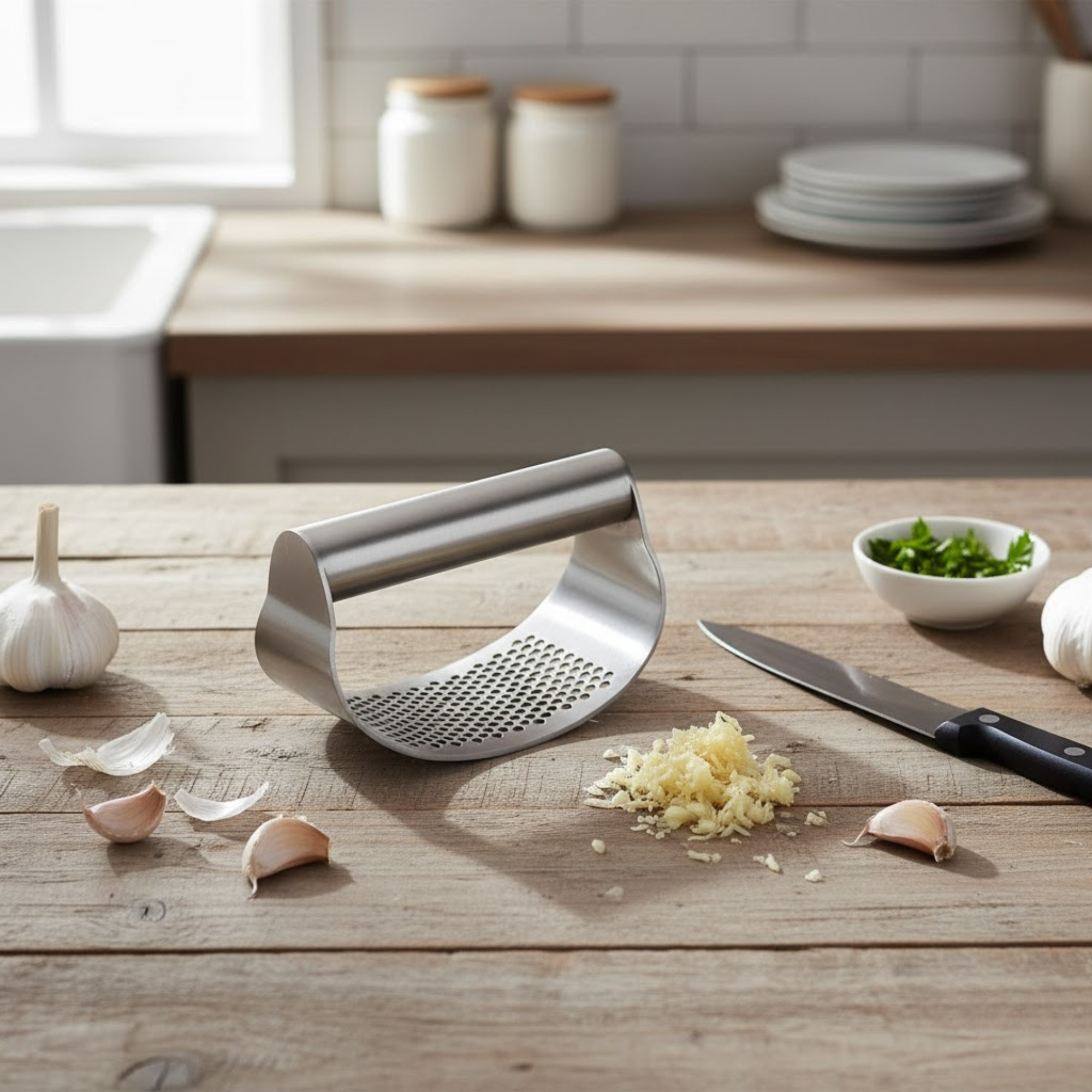 EasyCrush™ – 6-in-1-Knoblauchpresse