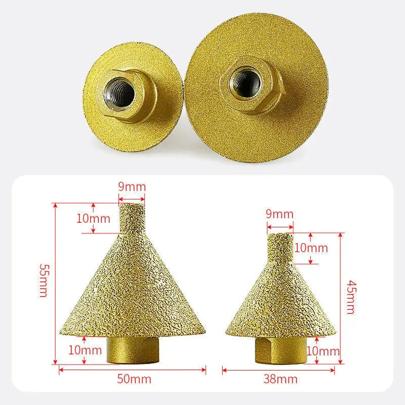 Diamant-Fasenfräser – präzises Kantenschneiden ohne Zusatz von Wasser (38mm und 50mm)