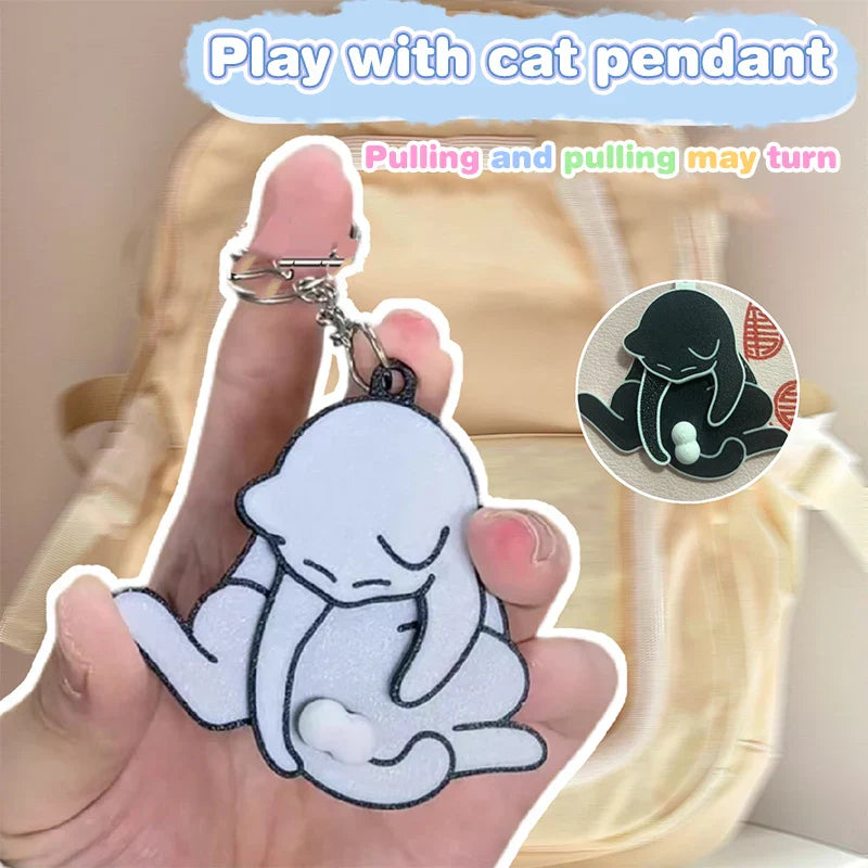 CatKeychain™ - Roterende Kattenøglering