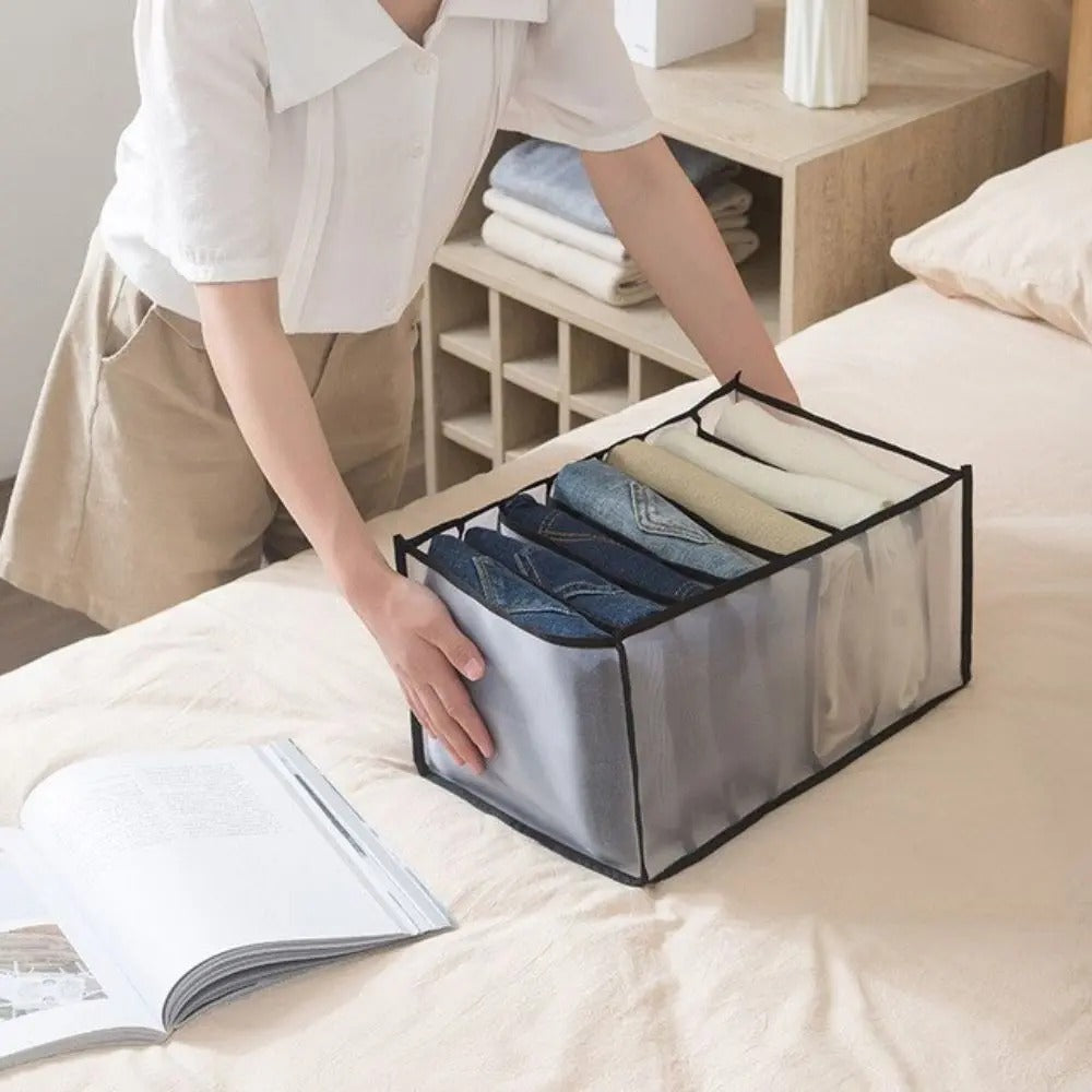 ClothingOrganizer™ - Transparente Mesh-Fächer