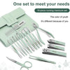 Faltbares Edelstahl-Nagelknipser-16-teiliges Set