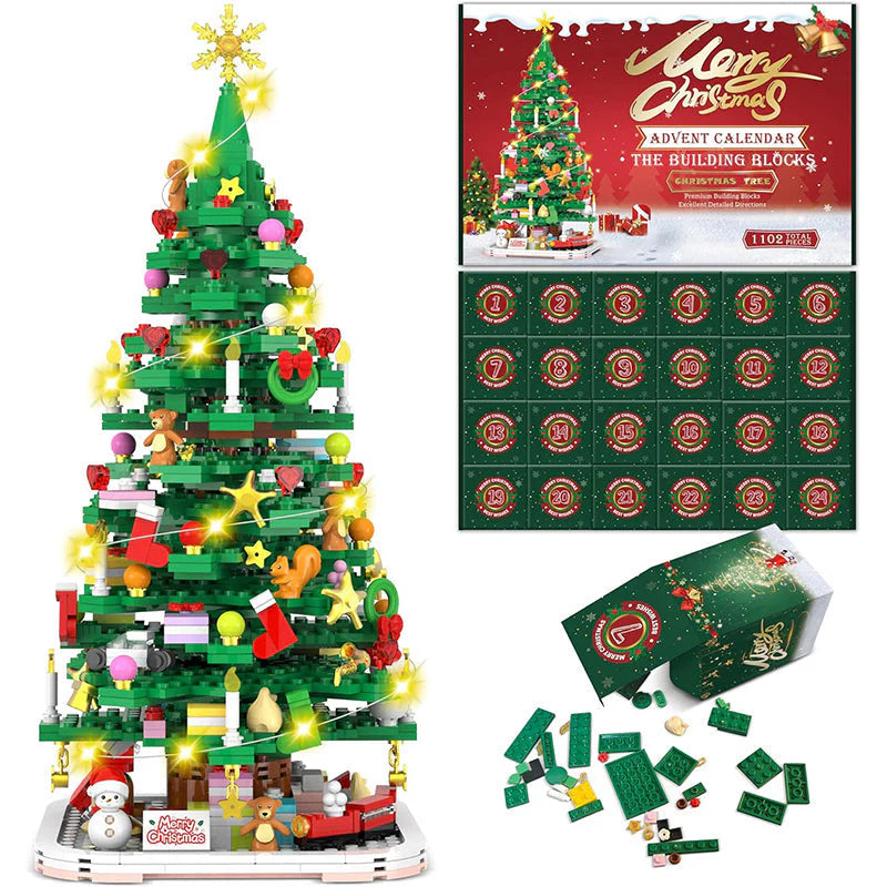 BuildaTree™ – Adventskalender mit Weihnachtsbaum-Bausteinen