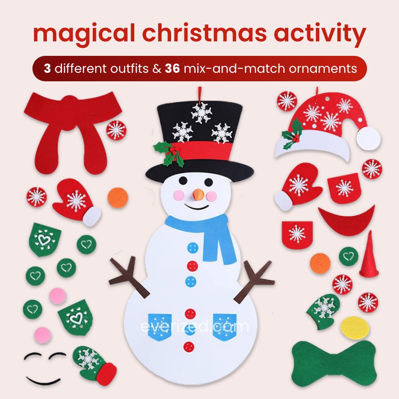 FrostyFelt Schneemann – Winterdekoration