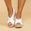 Gabriela – Keilsandalen mit elastischen Riemchen für Damen