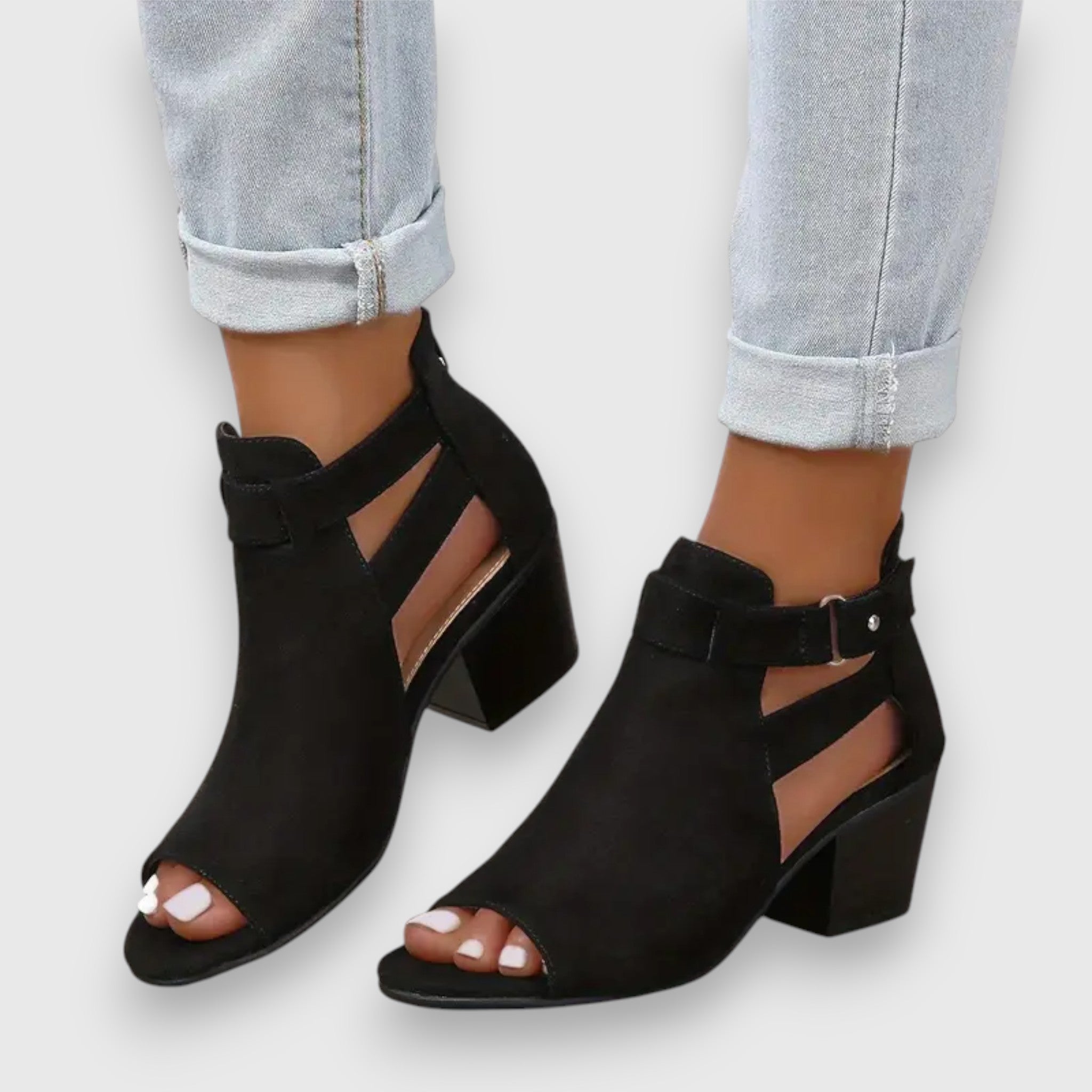 Julia | Damen Sandalen mit zdickem Absatz