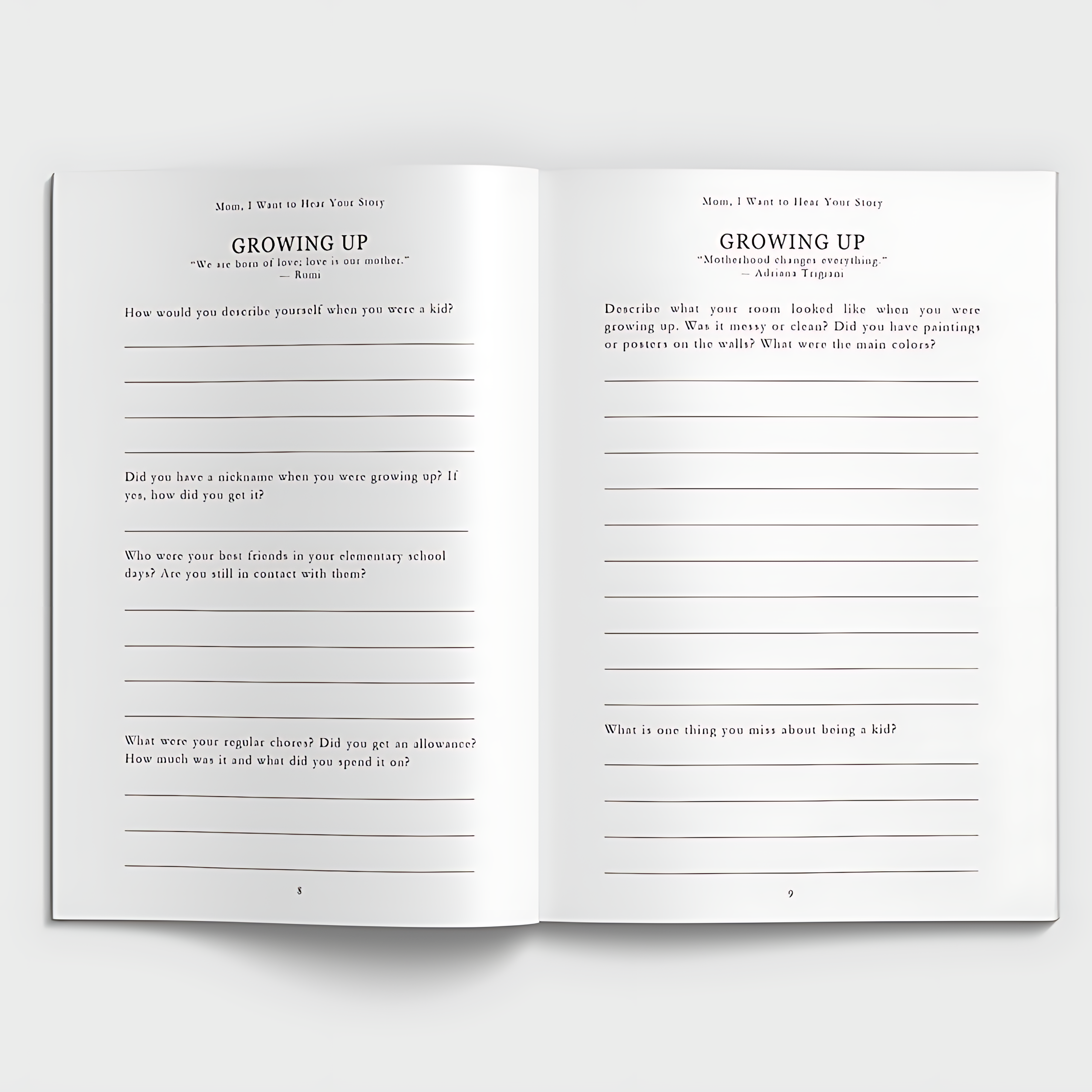 MamaStory™ – Das Erinnerungsbuch fürs Herz