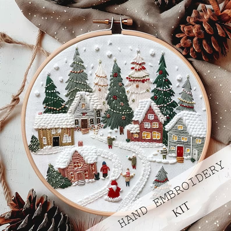 SnowStitch™ – Stick-Set für die Feiertage