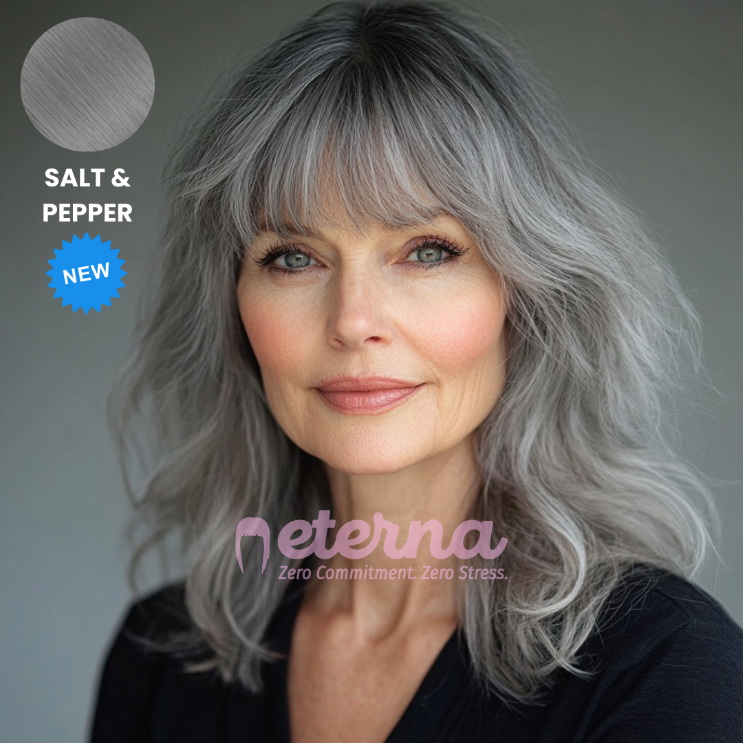 Eterna Clip-On Bangs (100% Real Hair)