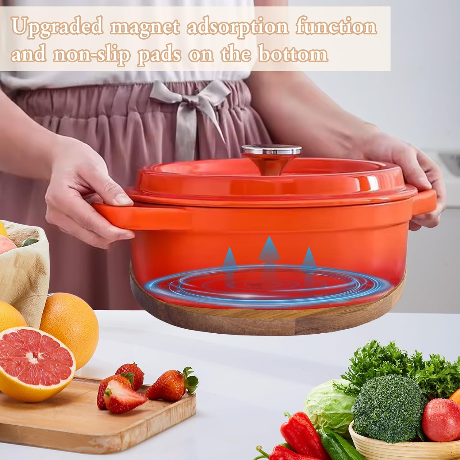 MagniWood™ | Magnetische Untersetzer aus Holz