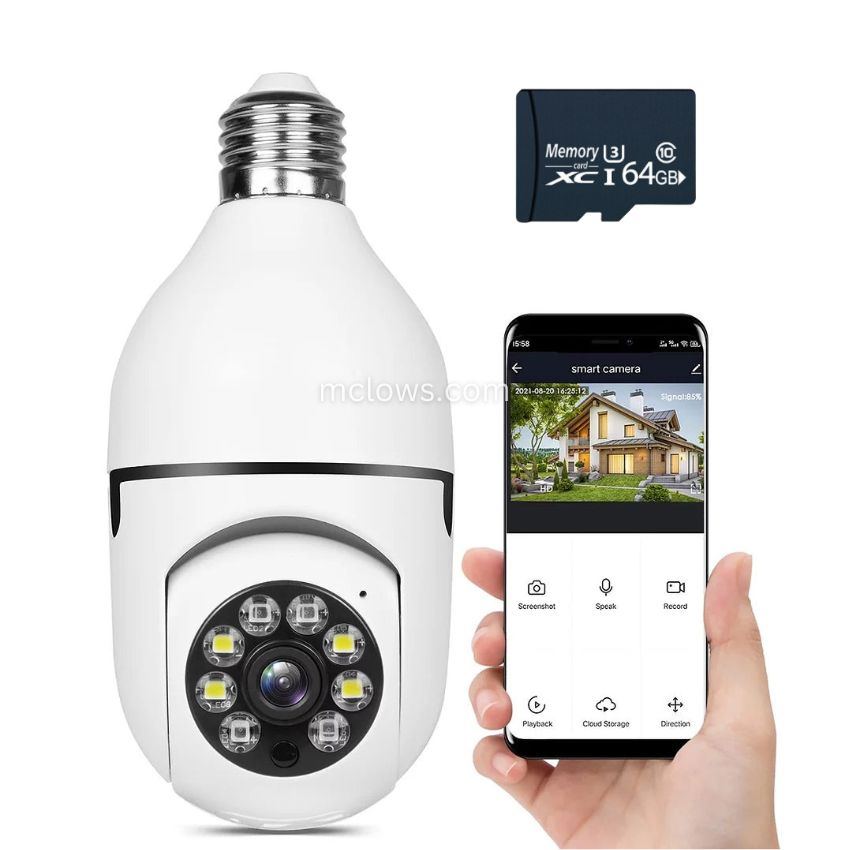 Die Original BulbCam360 – Kabellose Intelligente Sicherheitskamera