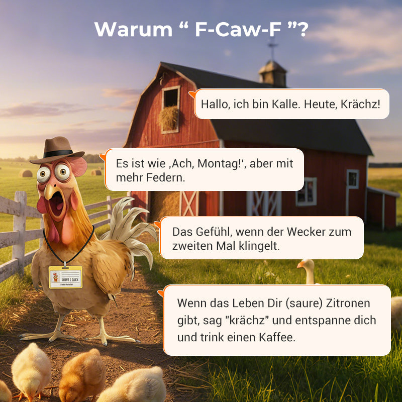 F-Caw-F™ – Lustige Hühner-Tasse 🐔☕