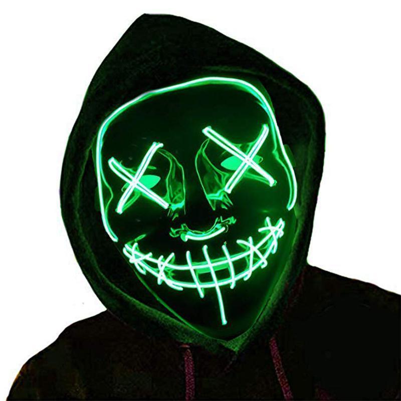 50% RABATT | GlowGrin™ | Halloween-LED-Leuchtmaske