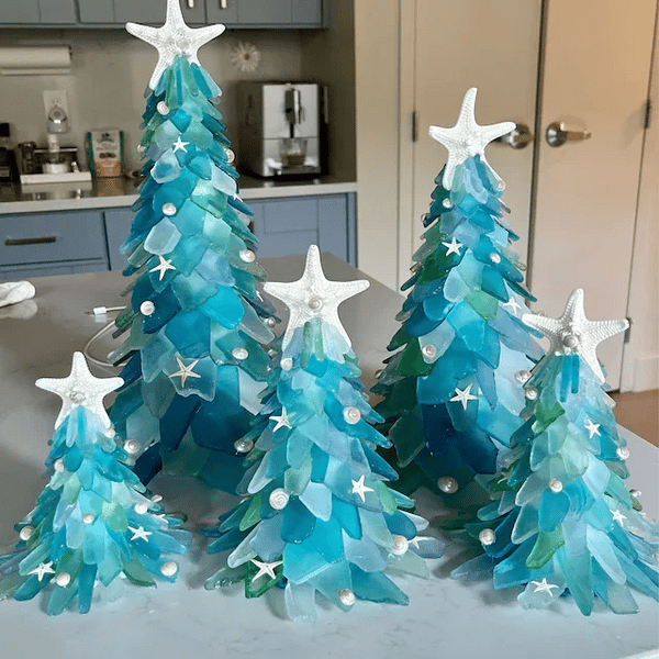 CoastGlow™ – Dekorativer Baum aus Seeglas