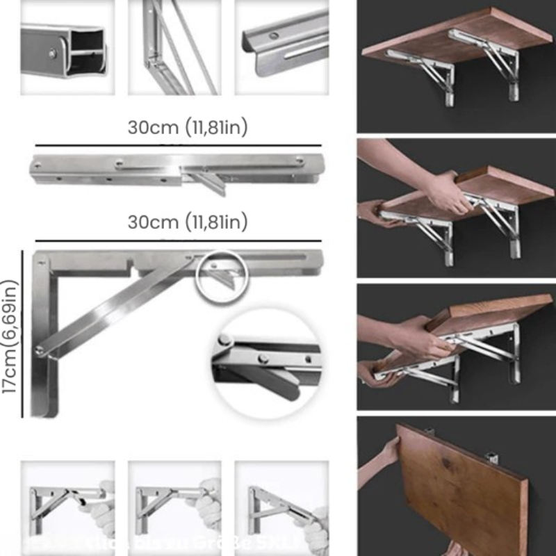 FoldMax™ - Edelstahl-Klappkonsole