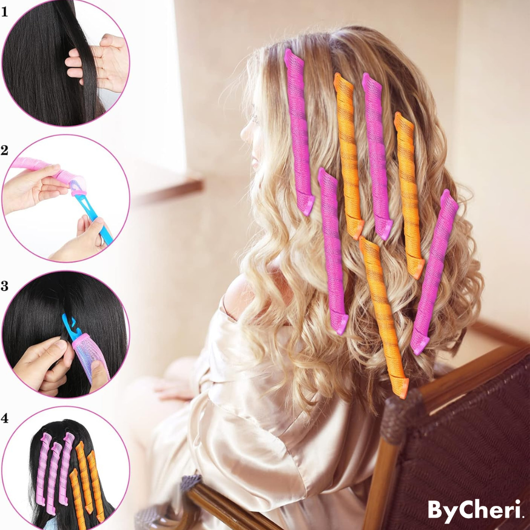 50% RABATT TEMPORÄR | CurlWand™ | Langanhaltende Locken ohne Hitze!