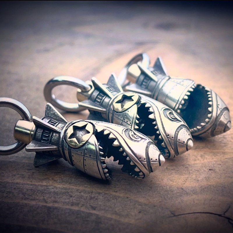 GrimTorque™ - Handgefertigter Skull-Schlüsselanhänger aus Kolben