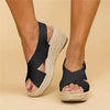 Gabriela – Keilsandalen mit elastischen Riemchen für Damen