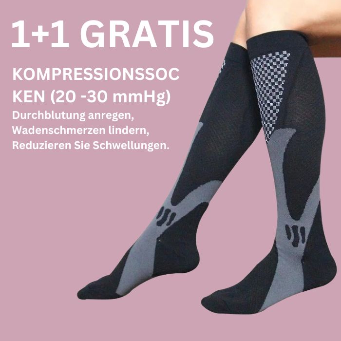 1+1 GRATIS Hoch abgestufte Kompressionsstrümpfe
