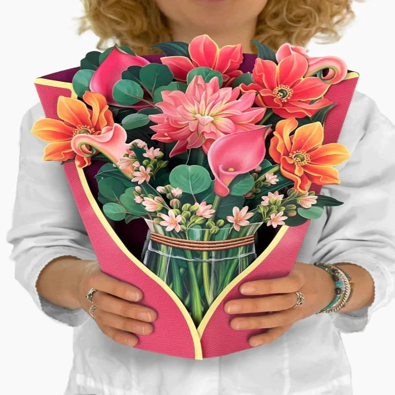 BloomCard™ – 3D-Pop-Up-Blumenkarte als langlebiges