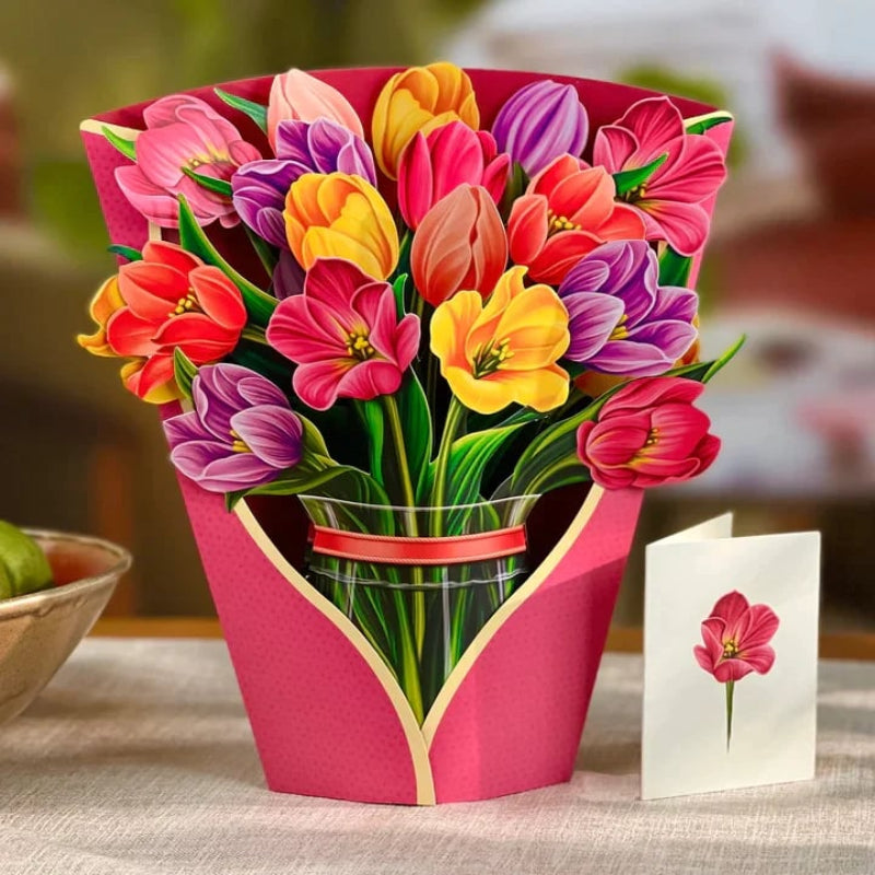 BloomCard™ – 3D-Pop-Up-Blumenkarte als langlebiges