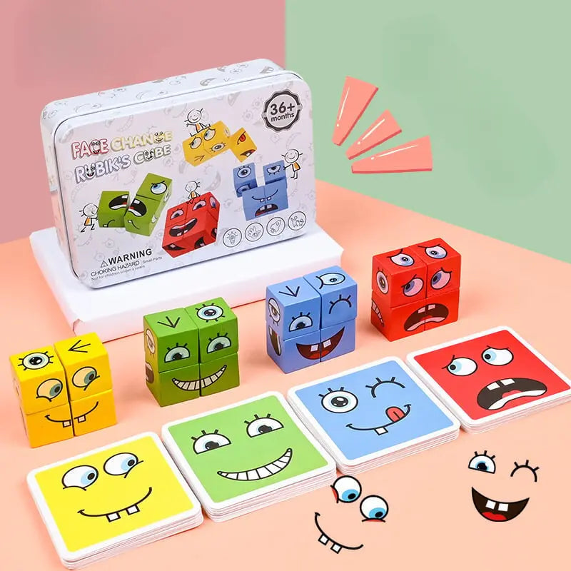 3D-Gesichtspuzzle – Lustiges & Lernförderndes Spielzeug