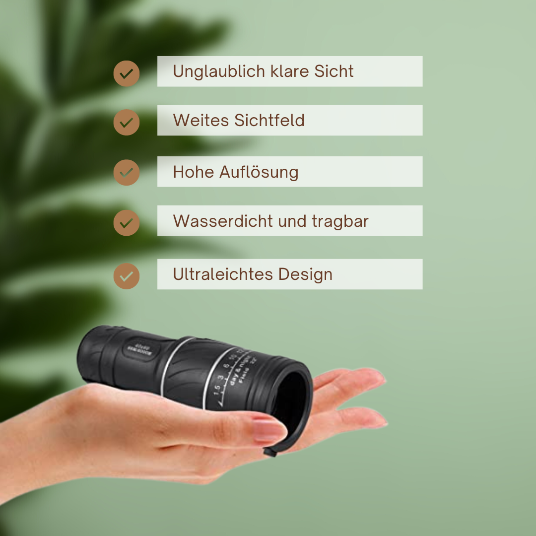 50% RABATT | PocketScope | Ultraleichtes Taschenteleskop