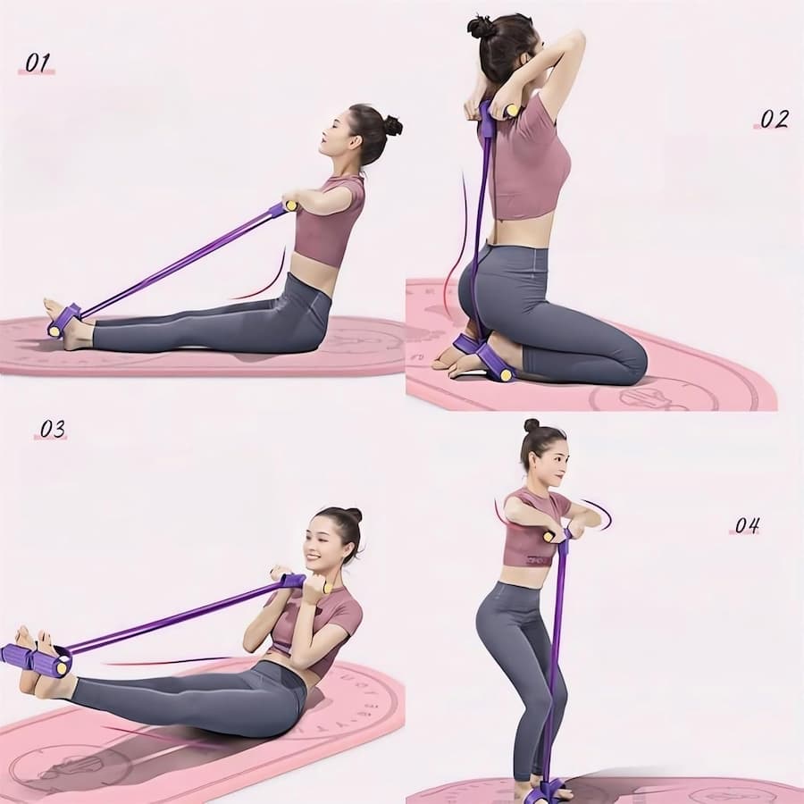 GummiFit™ - Kompakter Ganzkörpertrainer mit Widerstandsbändern