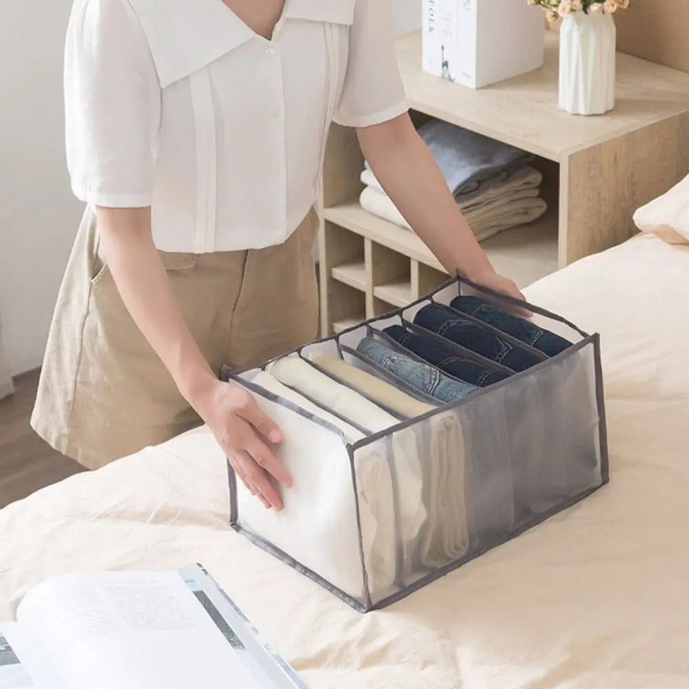 ClothingOrganizer™ - Transparente Mesh-Fächer