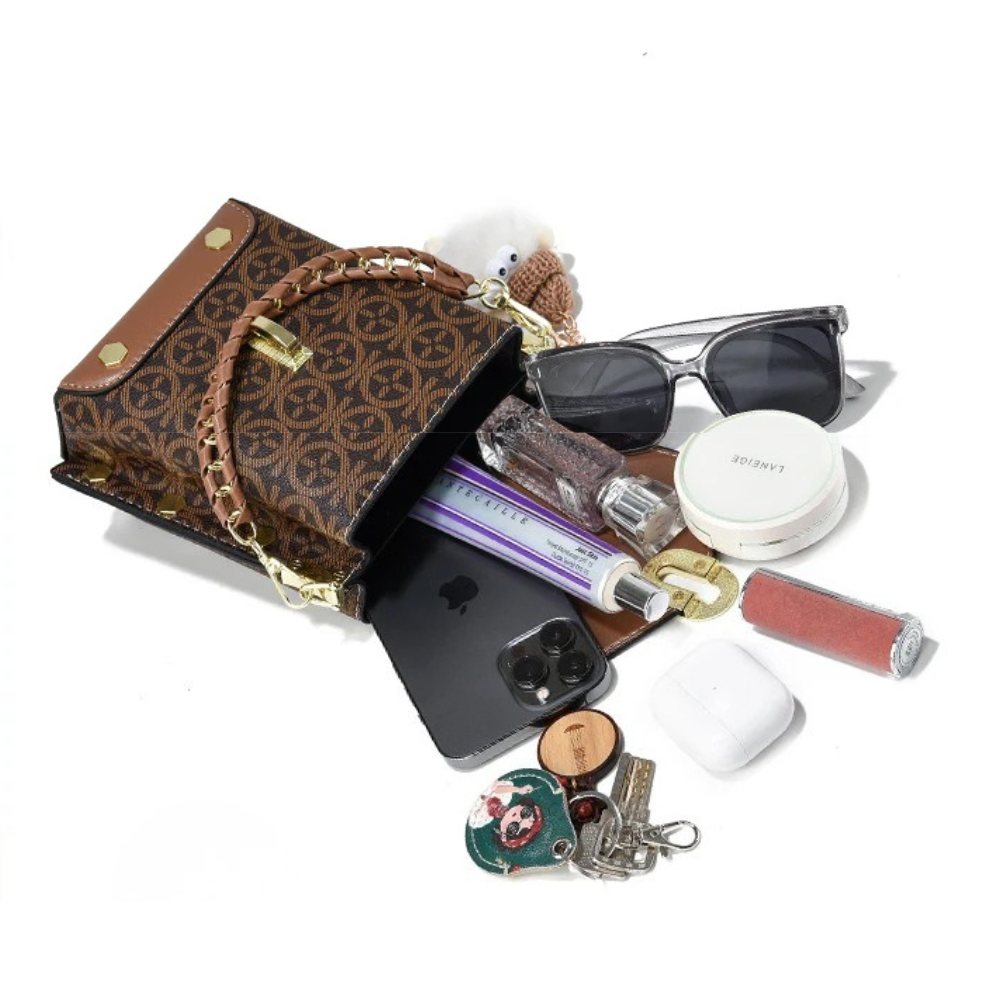 Veloura™ – Elegante Umhängetasche aus Kunstleder