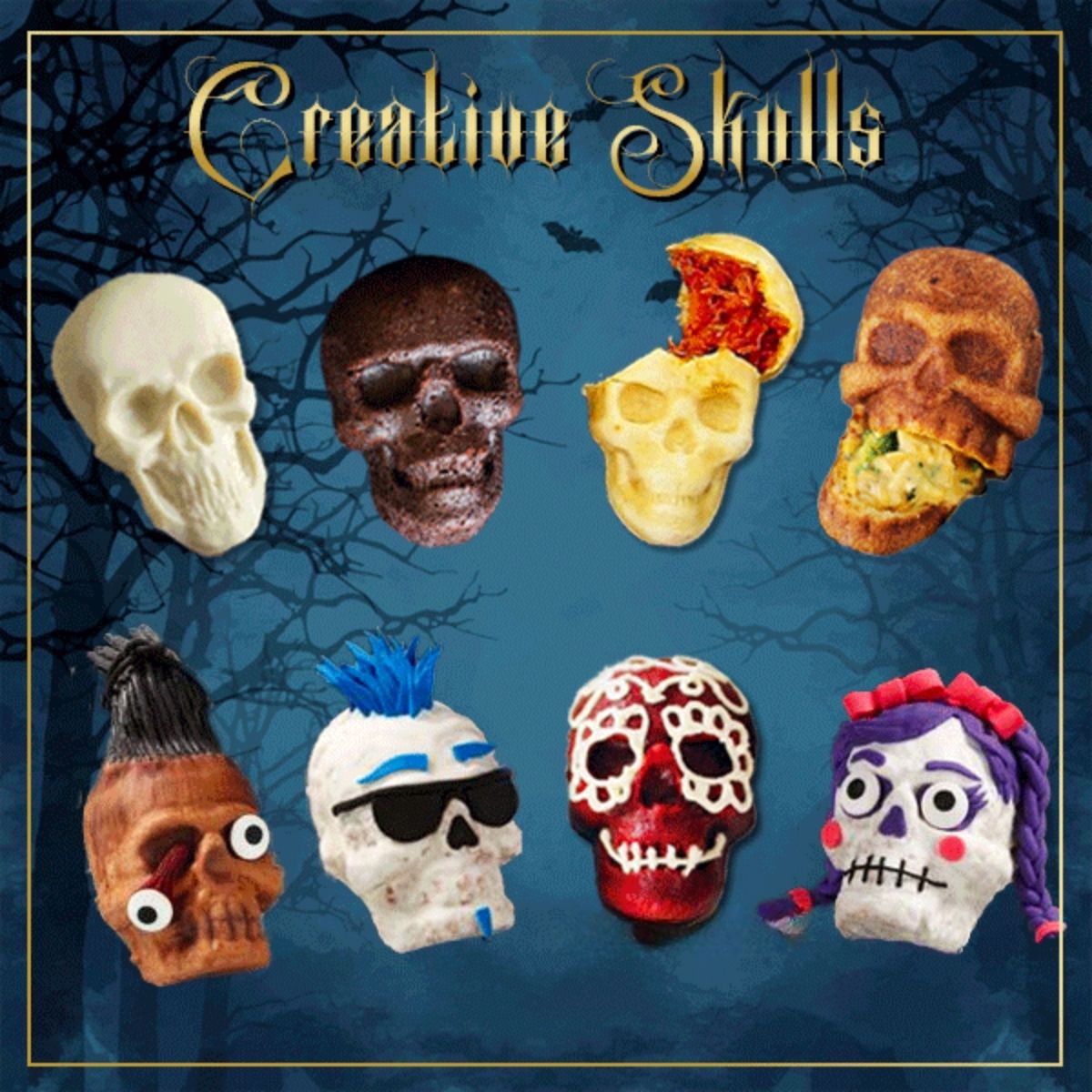 Skullicious™ – 3D-Totenkopf-Leckereien
