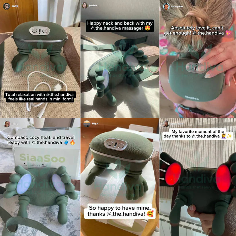 De Handiva™ – Echte Handen Nek- & Schoudermassager